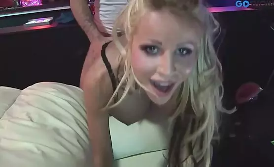 Blonde Cowgirl Riding and Fucking in Bar Fantasies